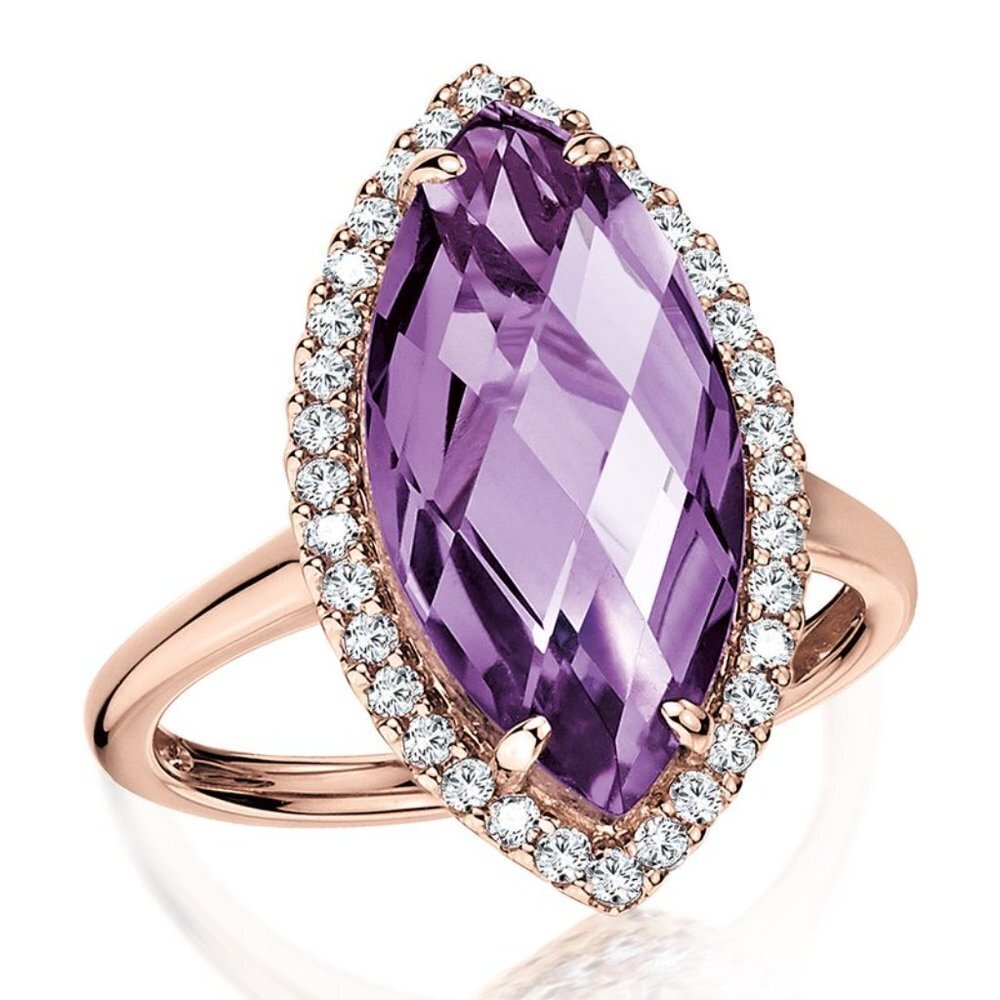 💝 Luxury Noble Gem Zircon Independent Trendy Rings for Women, EVGG1499